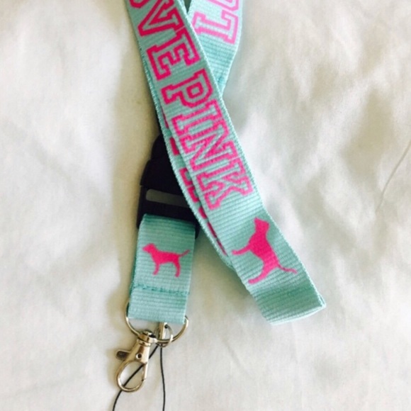 LOVE PINK LANYARD 💋 - Picture 2 of 2
